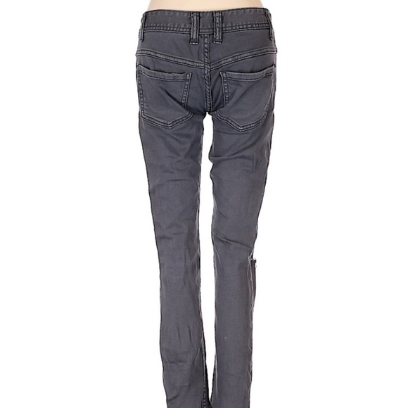 Free People Low Rise Distressed Skinny Jeans - Picture 3 of 5